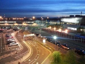 Edinburgh Airport - Taxi rank - Aeroporto Edimburgo