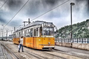 Tram Budapest Ungheria