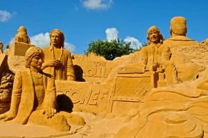 Sand City la citta della Sabbia in Portogallo