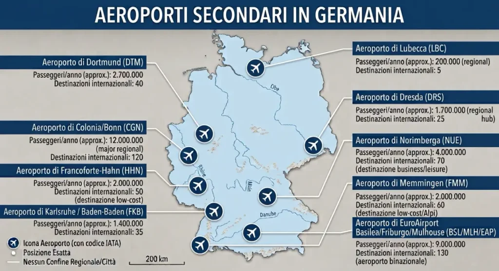 Aeroporti secondari in Germania